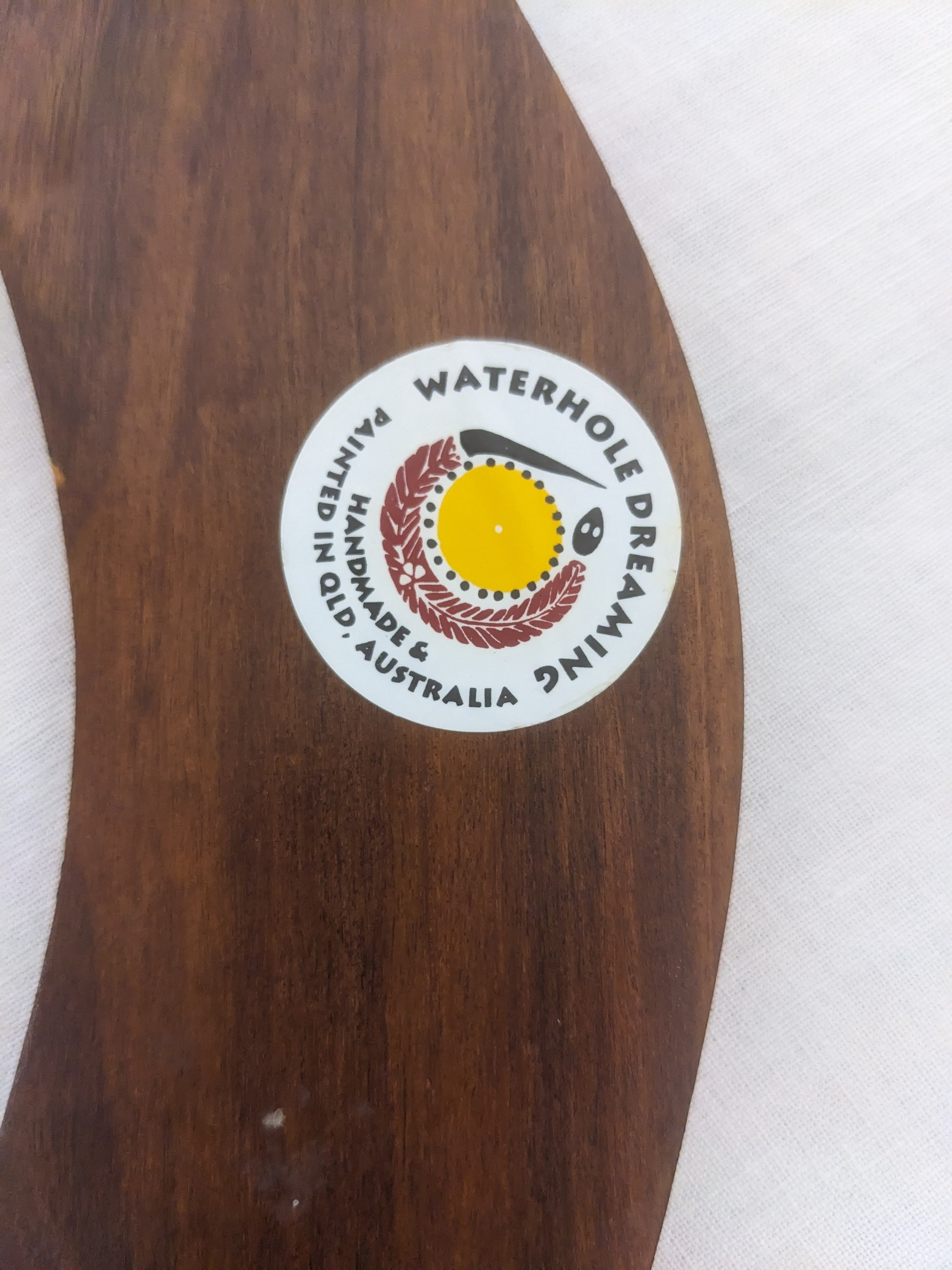 Voir photo 3 de Boomerang Australien en bois Boomerang Australien en bois Comme neuf - Vue 3 -